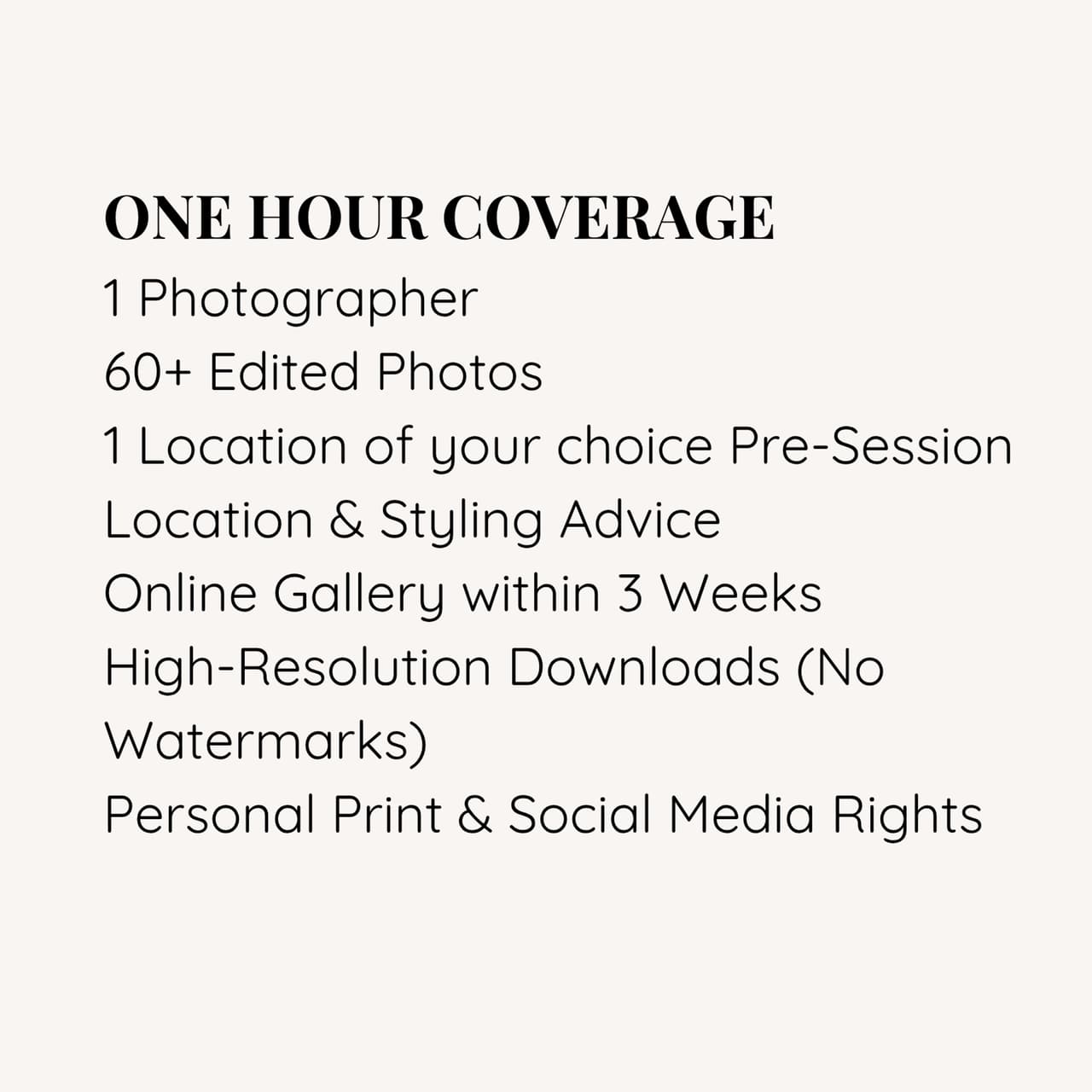 What is included in The Connection, pre-wedding: the back of the collection card