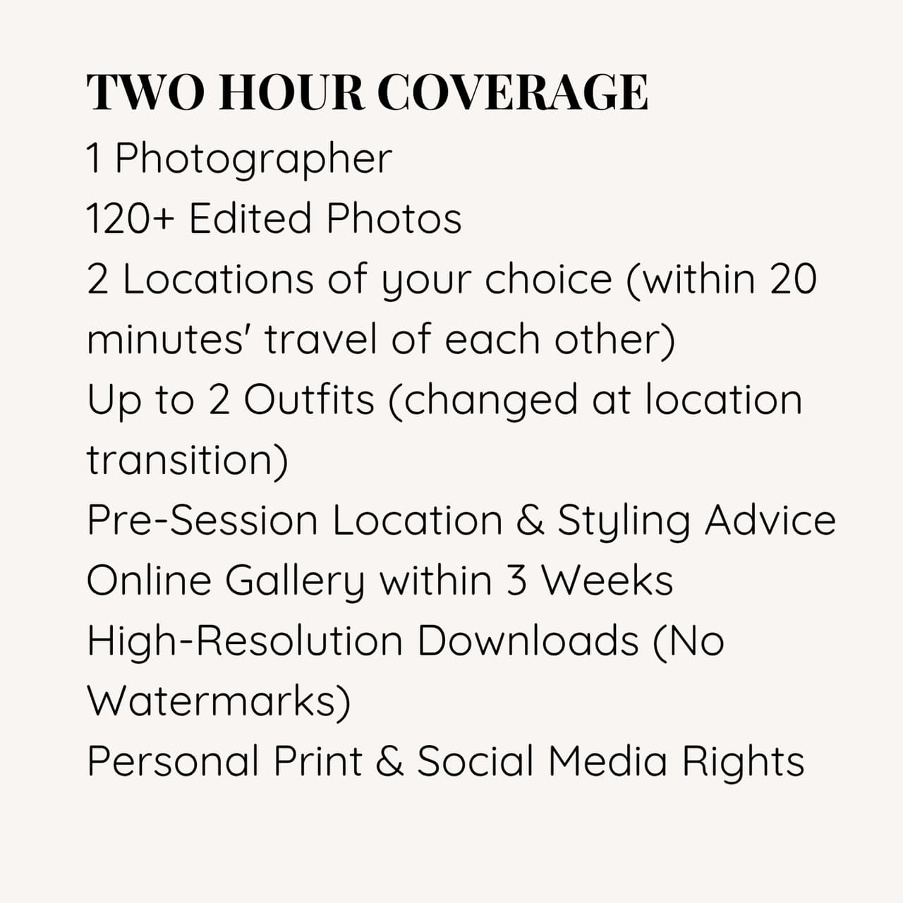 What is included in The Connection Extended, pre-wedding: the back of the collection card